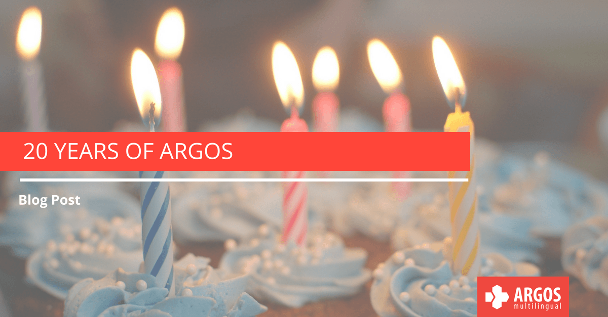 20 years of Argos – from a one-man translation shop to a global translation services company