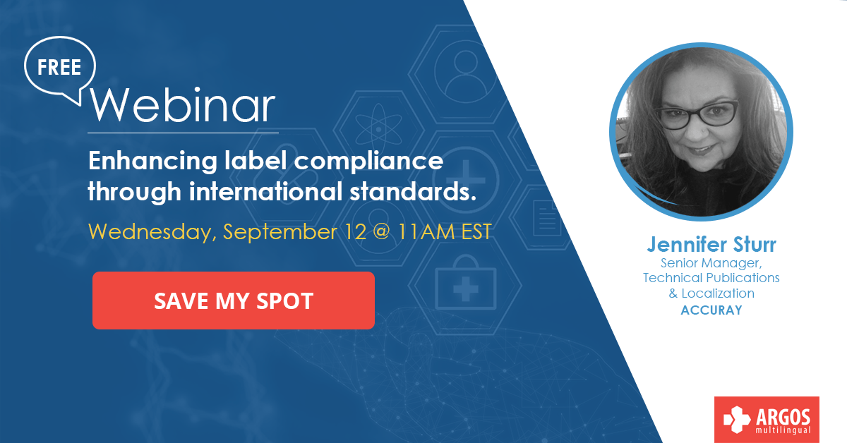 Life Sciences Webinar Series hosted by Argos Multilingual