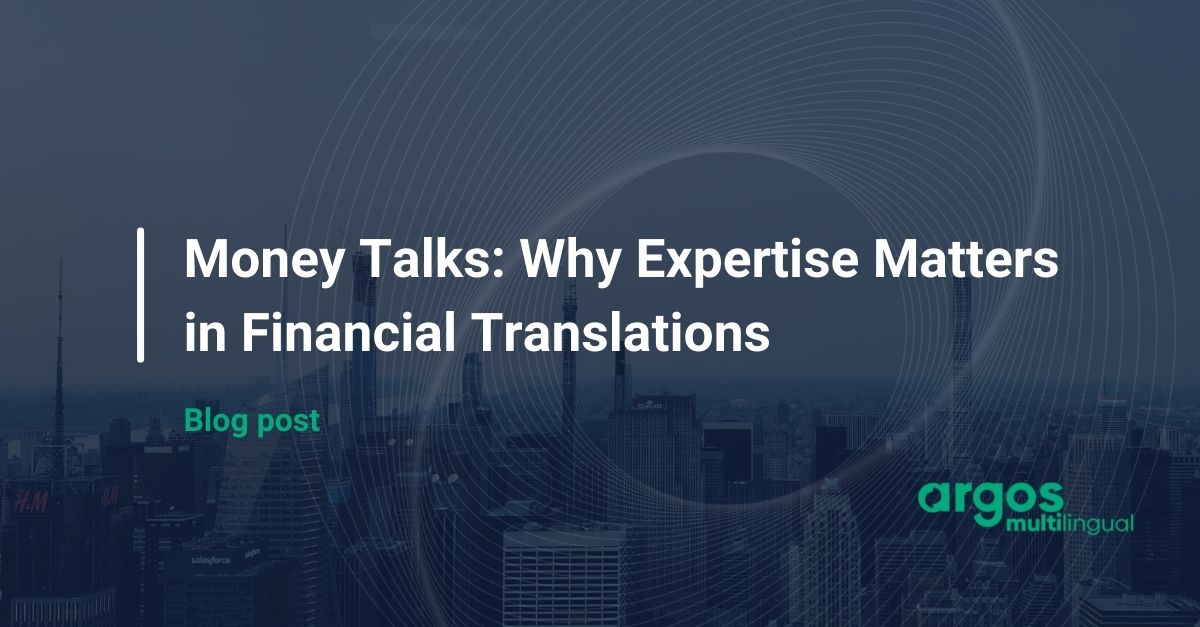 Money Talks: Why Expertise Matters in Financial Translations