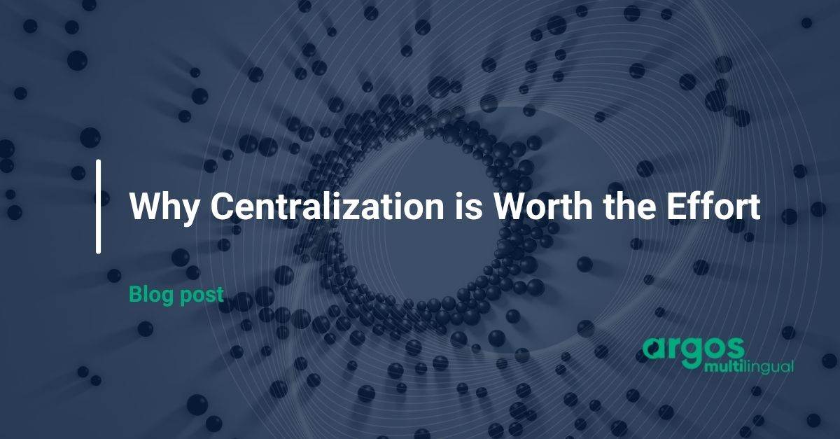 Why Centralization is Worth the Effort