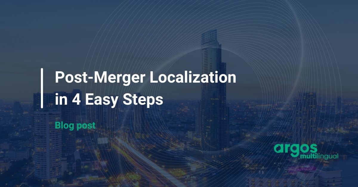 Post-Merger Localization in 4 Easy Steps