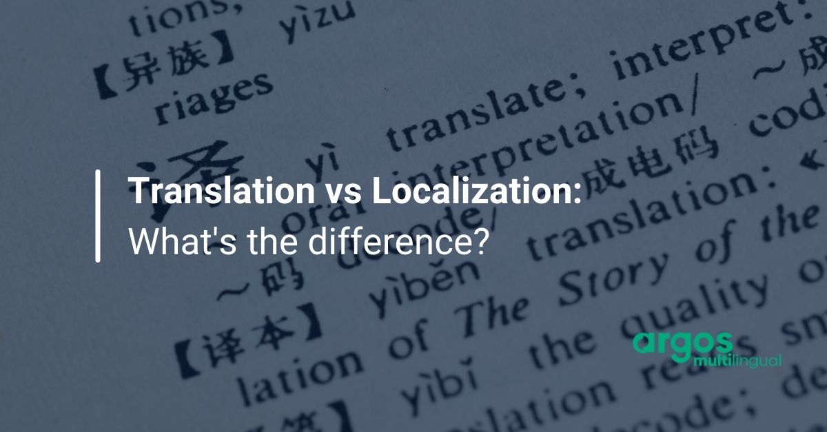 Translation vs. Localization vs. Transcreation: Is there a Difference?