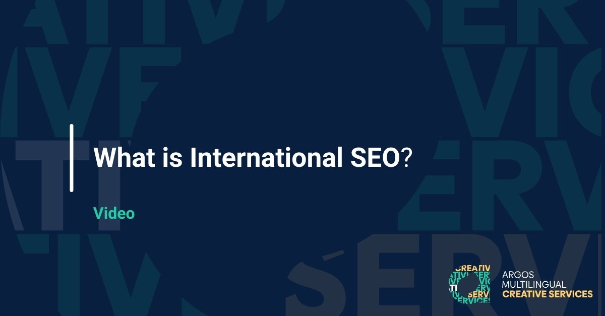 What is International SEO – Video