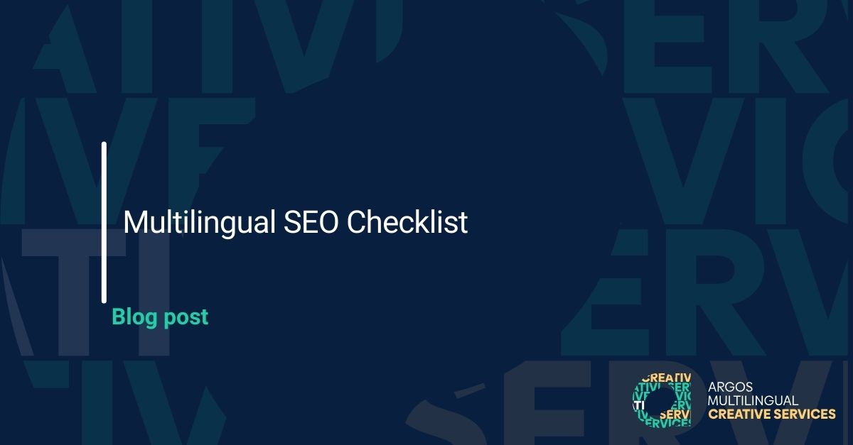 Multilingual SEO Checklist