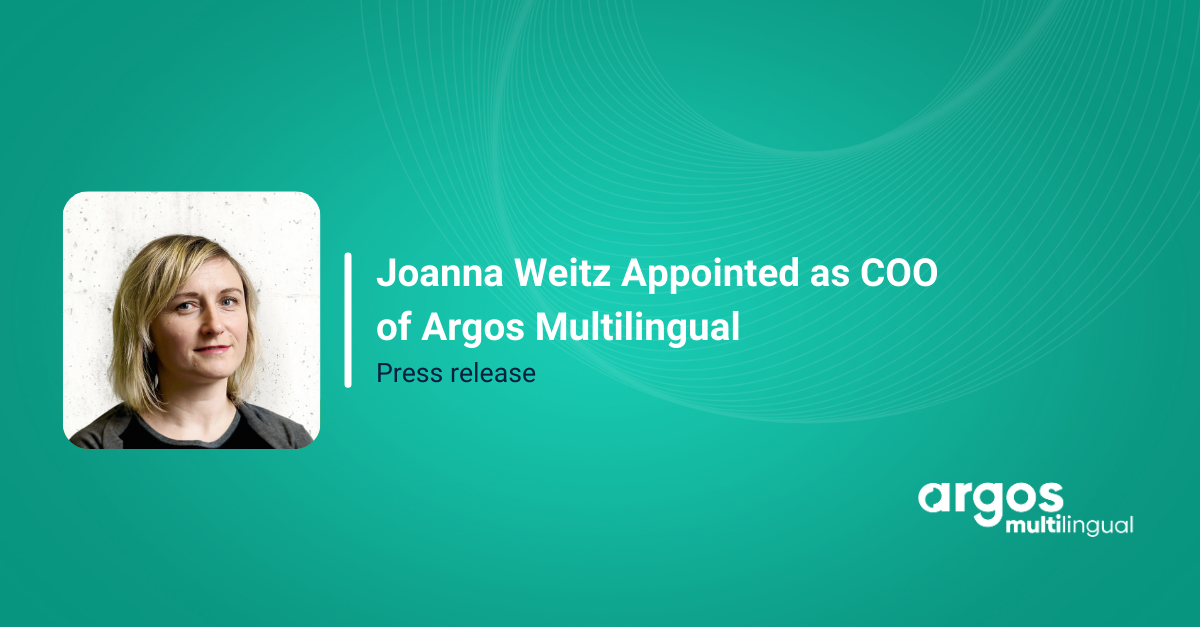 Promotion of Joanna Weitz to Chief Operating Officer