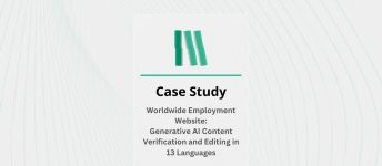 Worldwide Employment Website: Generative AI Content Verification and Editing in 13 Languages