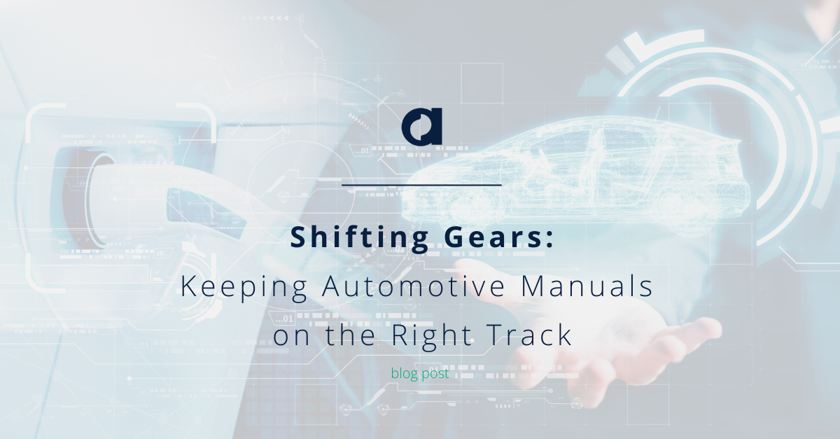 Shifting Gears: Keeping Automotive Manuals on the Right Track