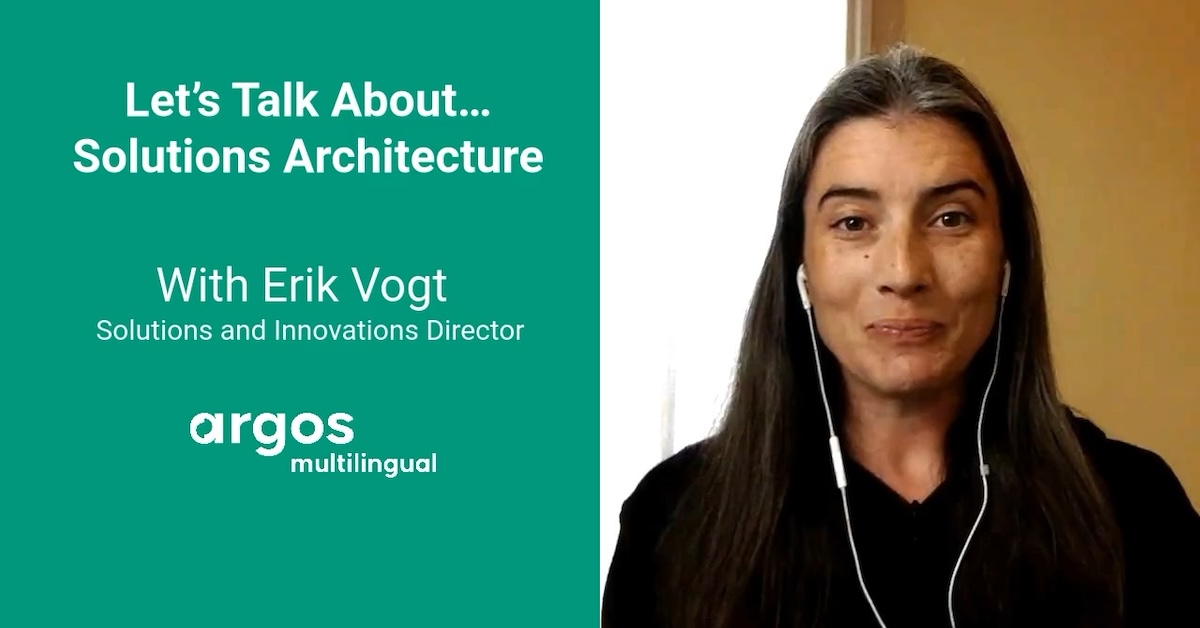 Solutions Architect Chat with Erik Vogt